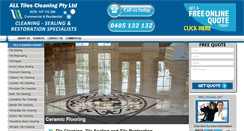 Desktop Screenshot of alltilescleaning.com.au